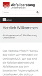 Mobile Screenshot of abfallberatung-unterfranken.de